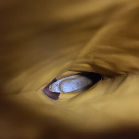 Cole Haan Country Brown Leather Tall Pull On Boots 6 1/2 B - Picture 5 of 5